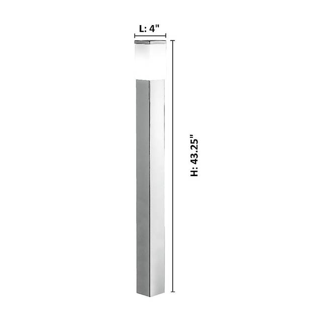 Keats Shade Silver Outdoor Floor Lamp - Thumbnail - Image 2