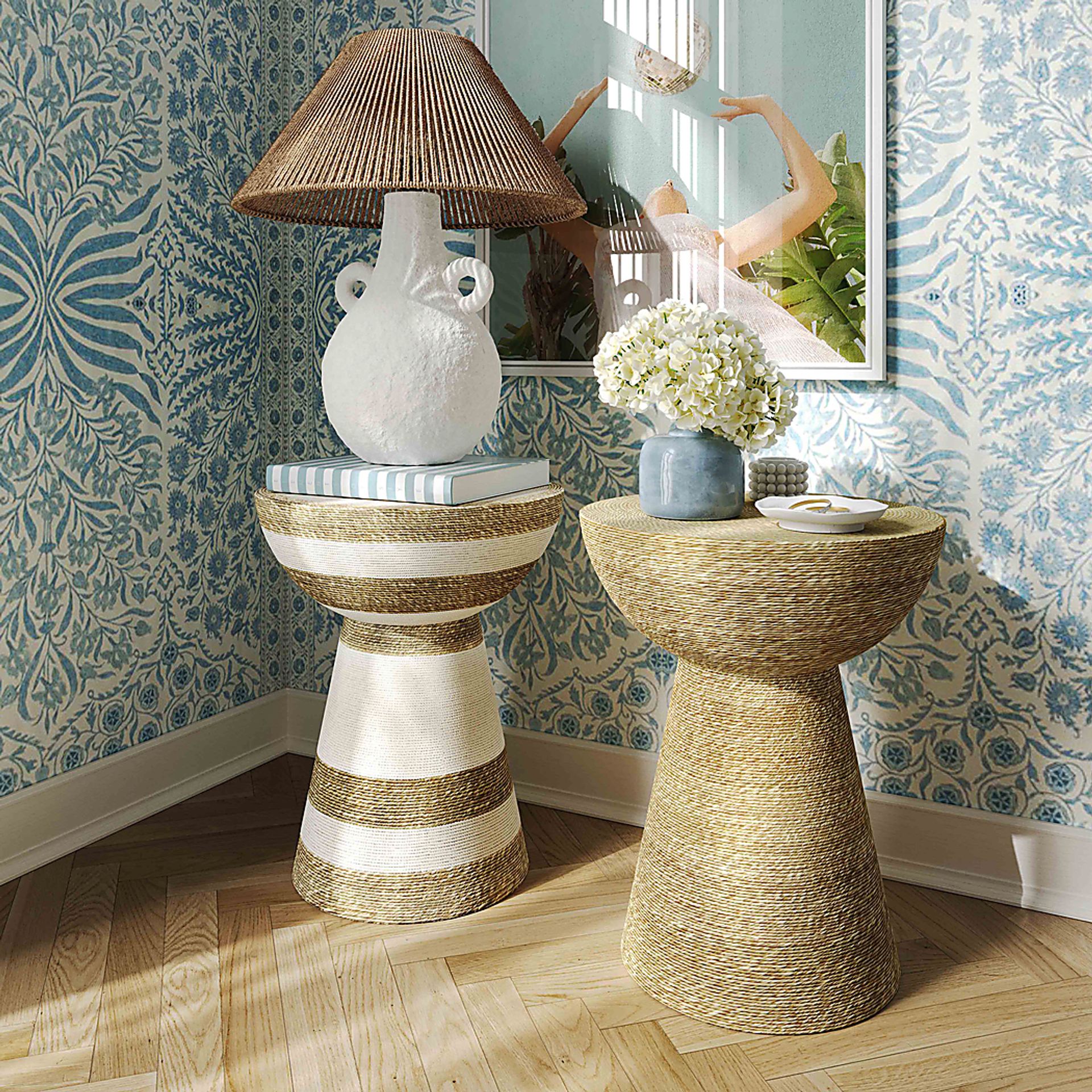 Keaveny White Accent Table - Image 2