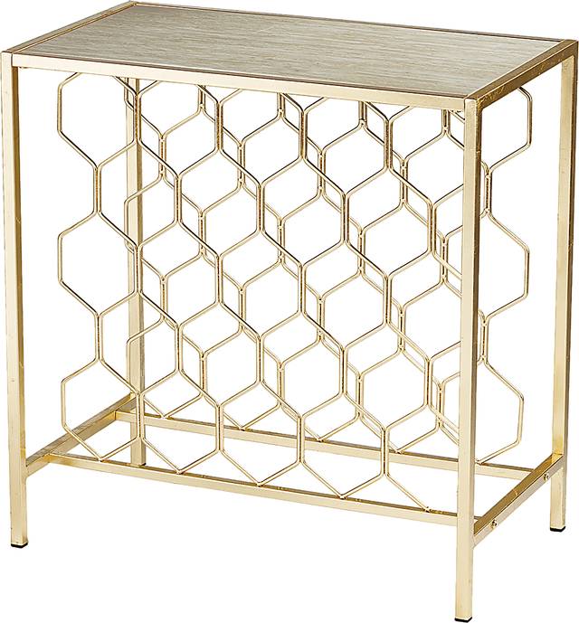 Kedbale Gold Wine Rack - Thumbnail - Image 1