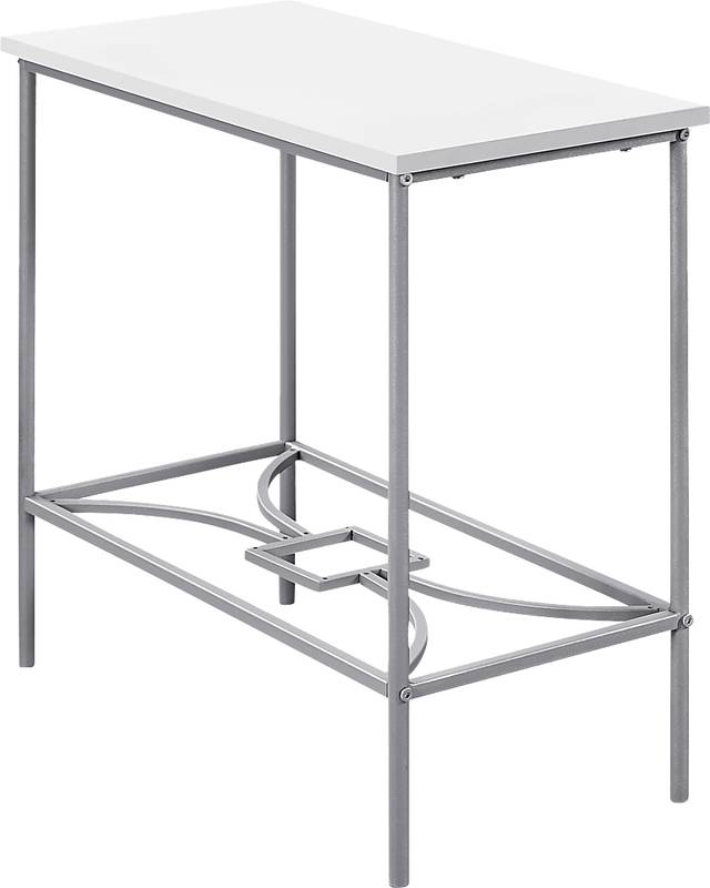 Kedington White End Table - Thumbnail - Image 1