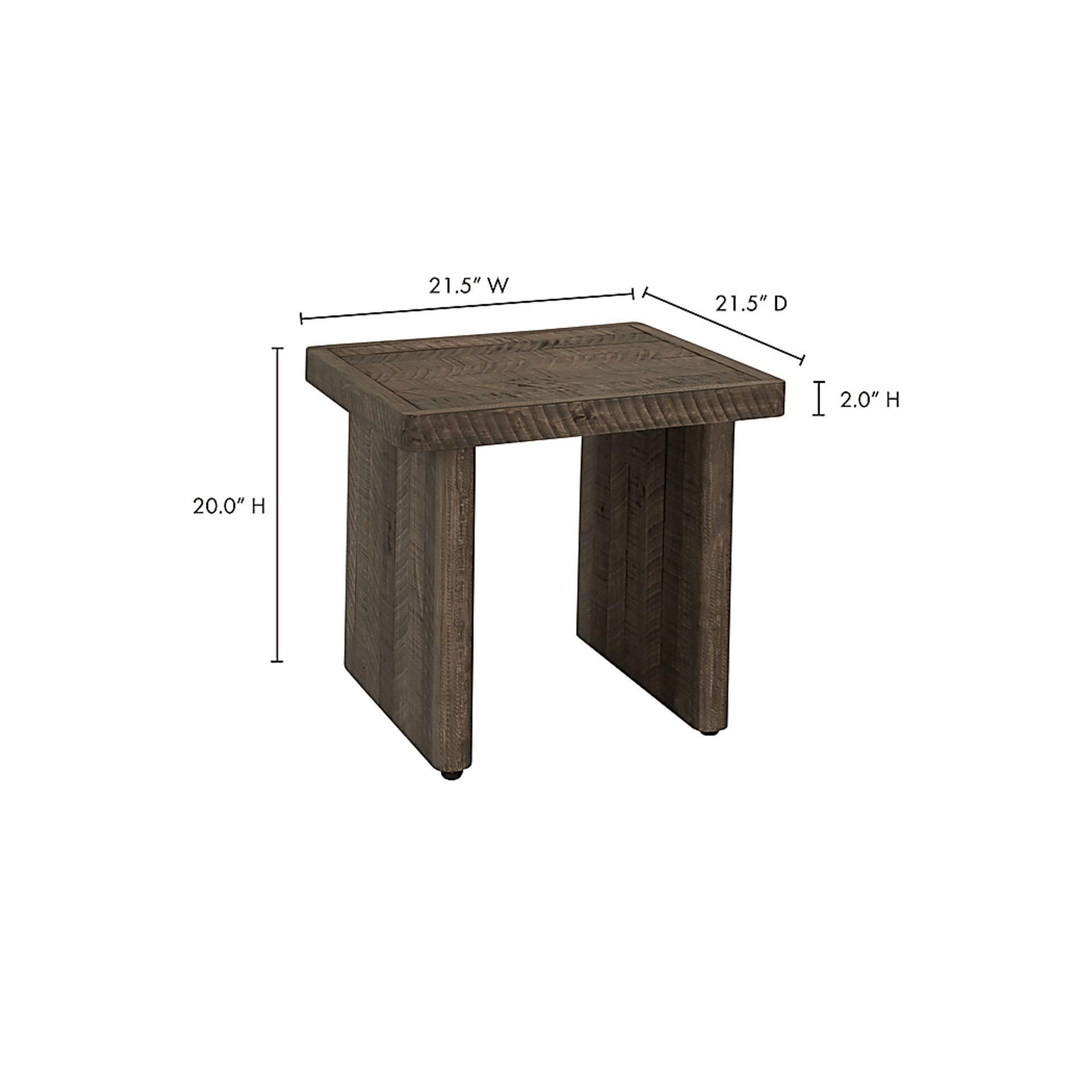 Kedvale Dark Brown End Table - Image 7