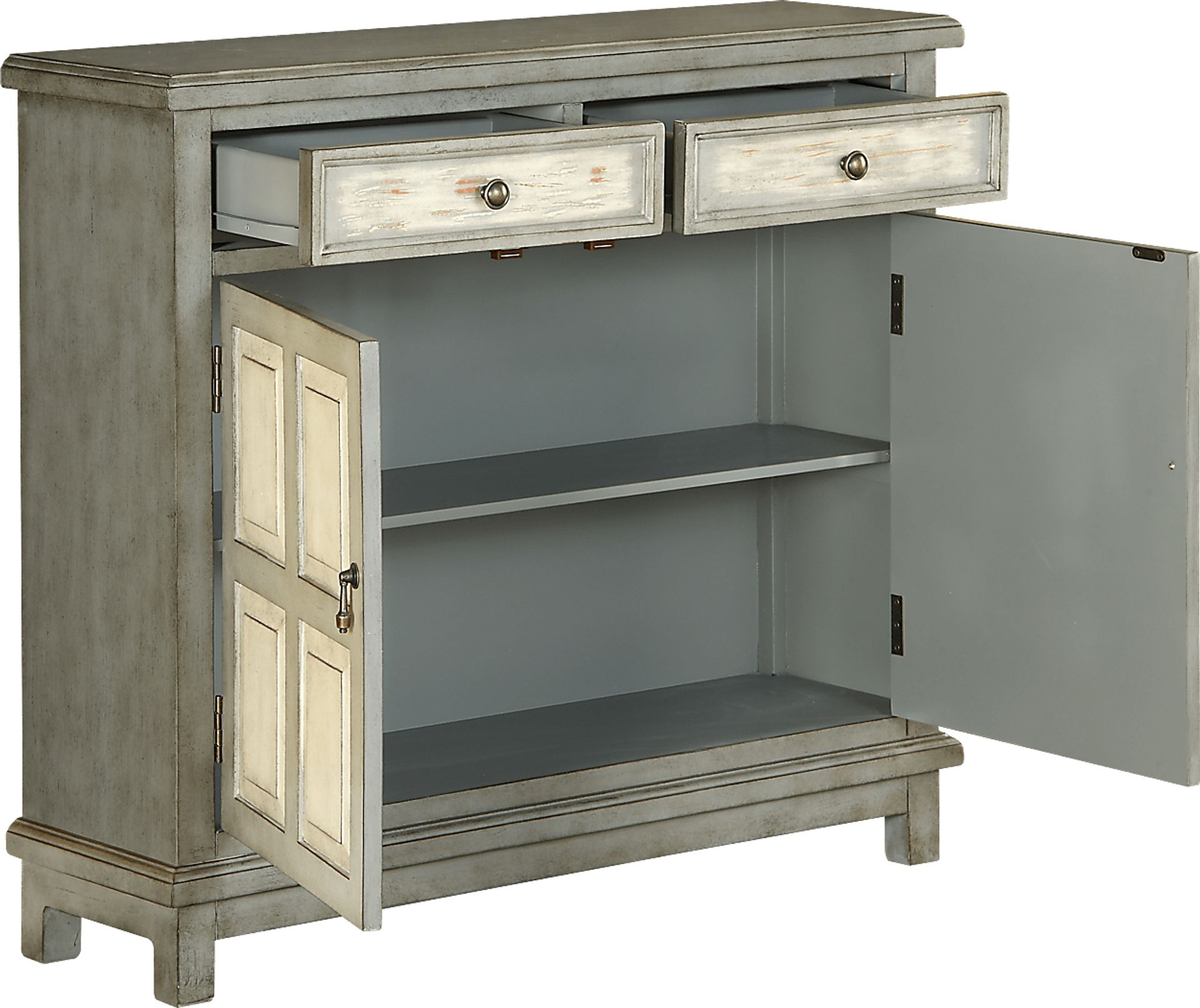 Keeley Gray Accent Cabinet - Image 3