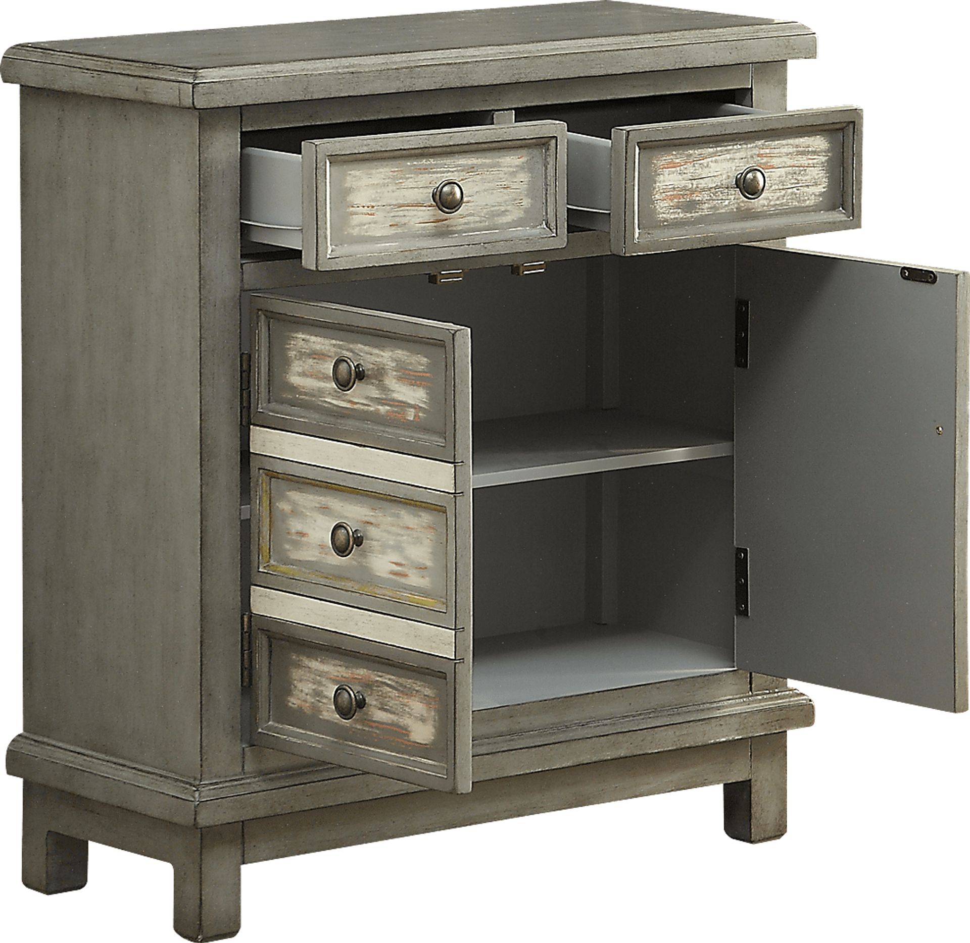 Keeley Gray Drawer Accent Cabinet - Image 3