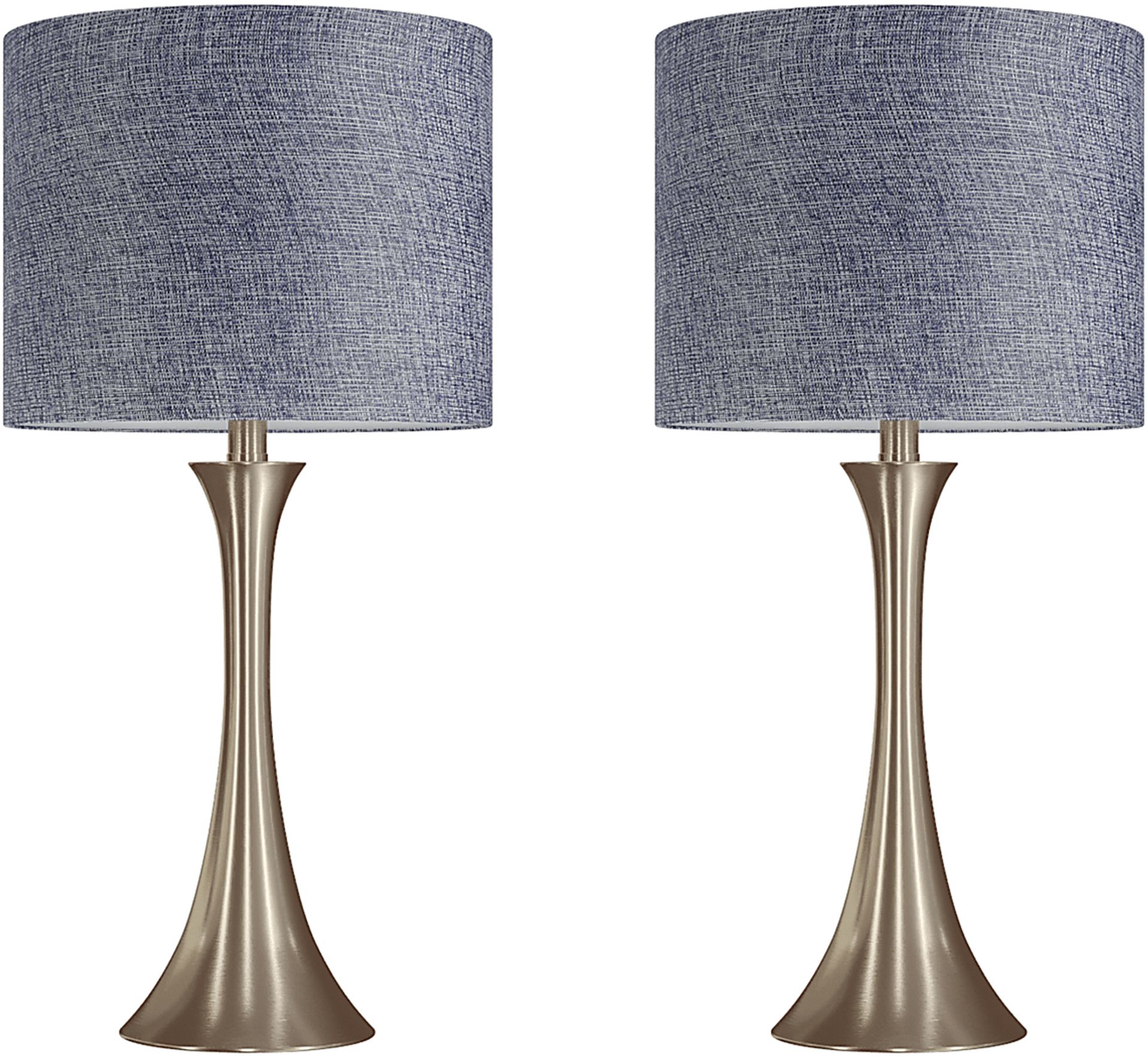 Keely Alley Blue Lamp, Set of 2 - Image 1
