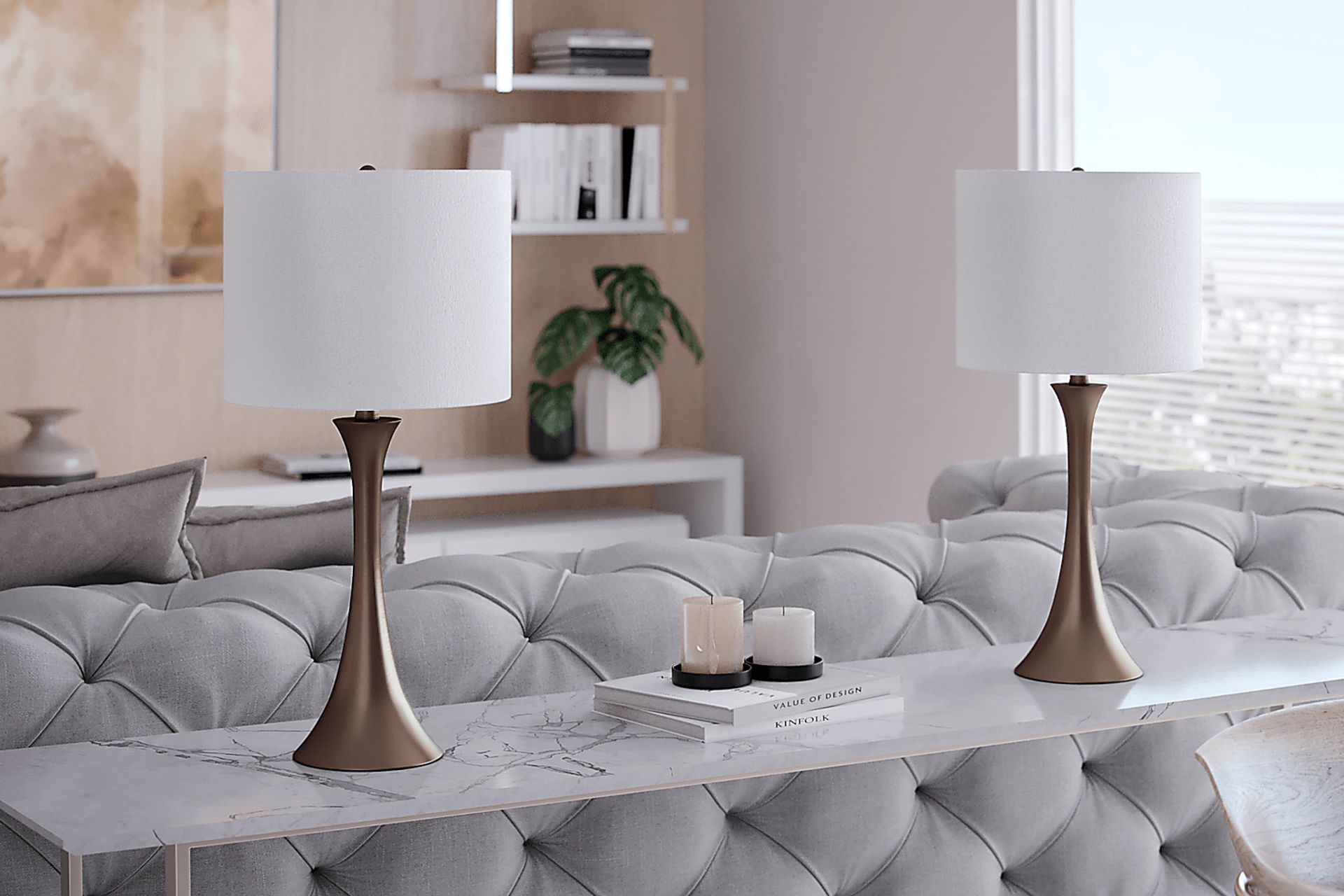 Keely Alley Copper Table Lamps, Set of 2 - Image 2