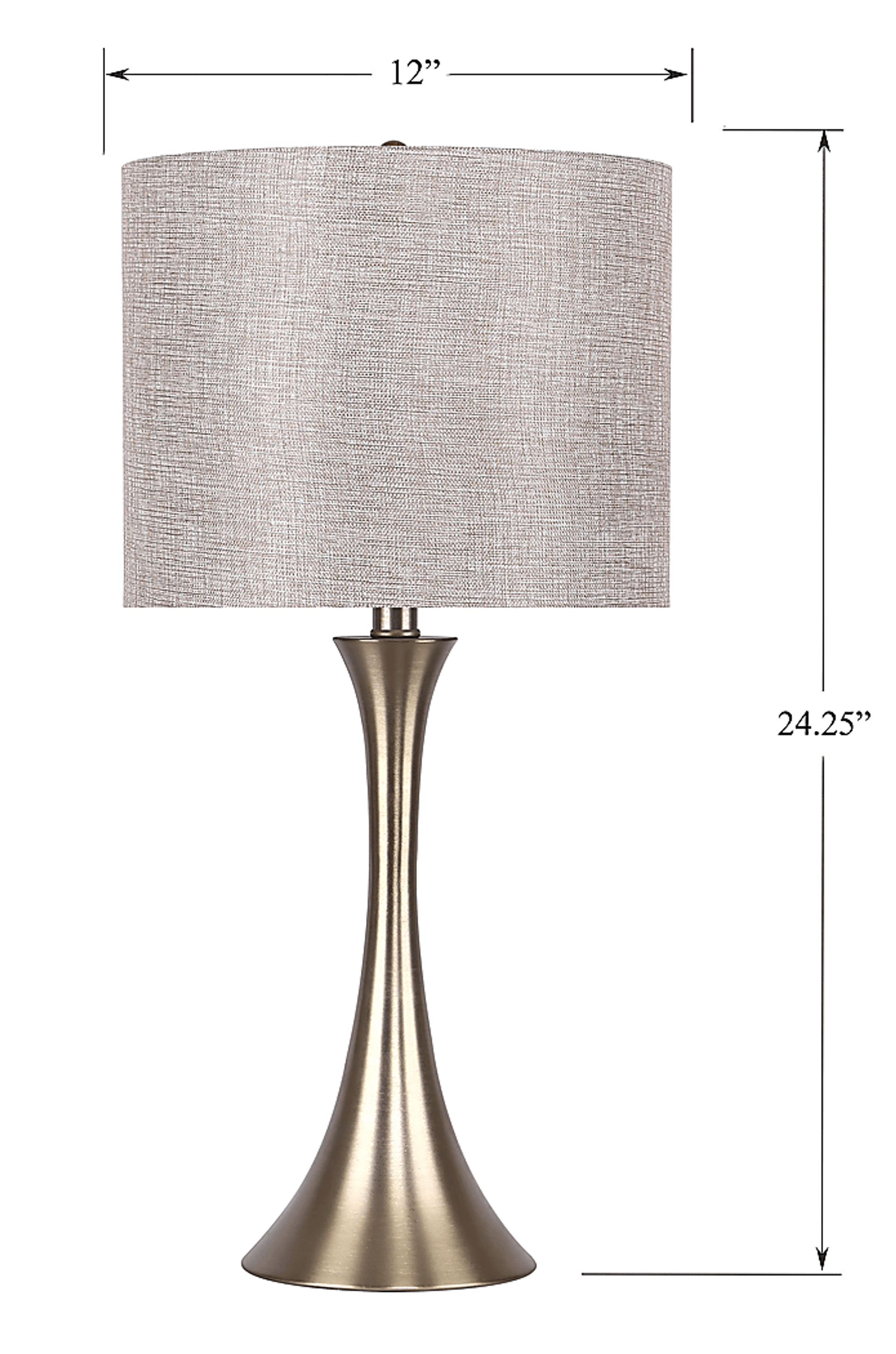 Keely Alley Gold Table Lamps, Set of 2 - Image 6