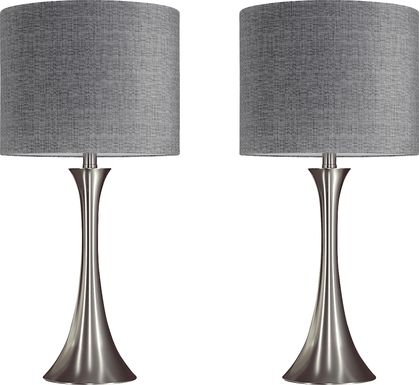 Keely Alley Gray Lamp, Set of 2