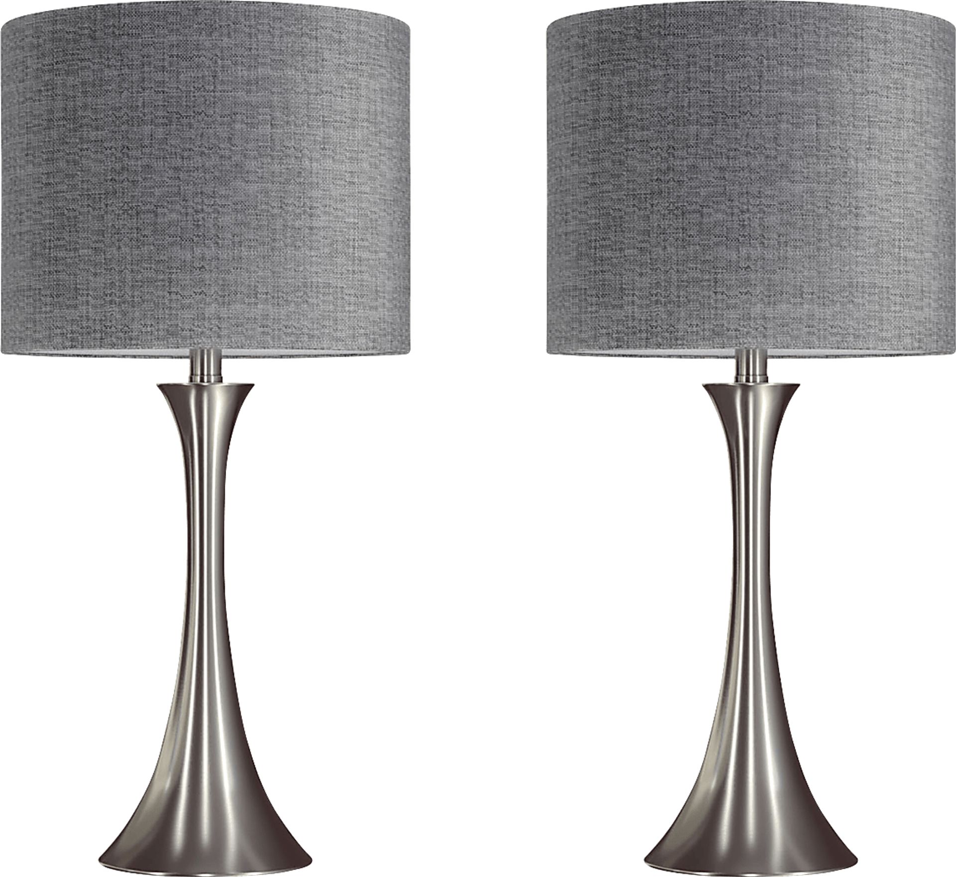 Keely Alley Gray Lamp, Set of 2 - Image 1