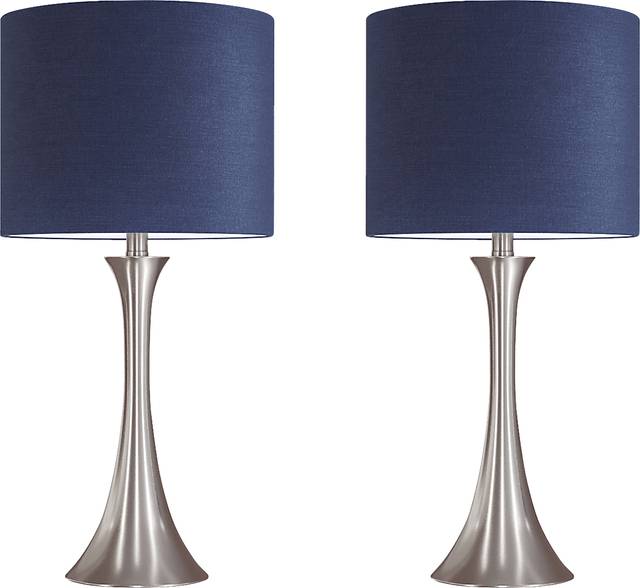 Keely Alley Navy Lamp, Set of 2 - Thumbnail - Image 1