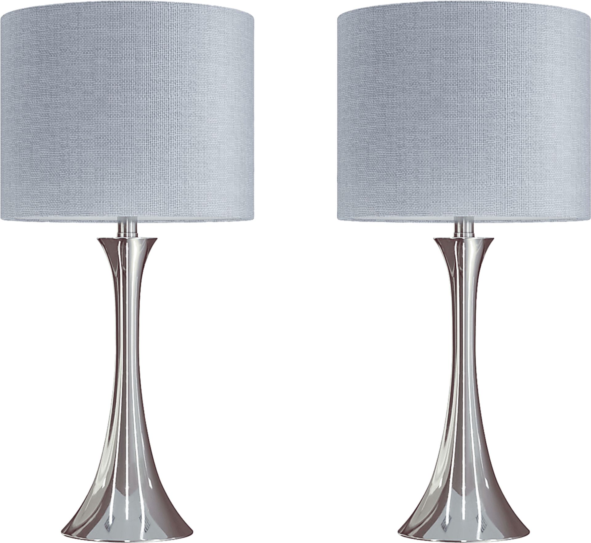 Keely Alley Silver Lamp, Set of 2 - Image 1