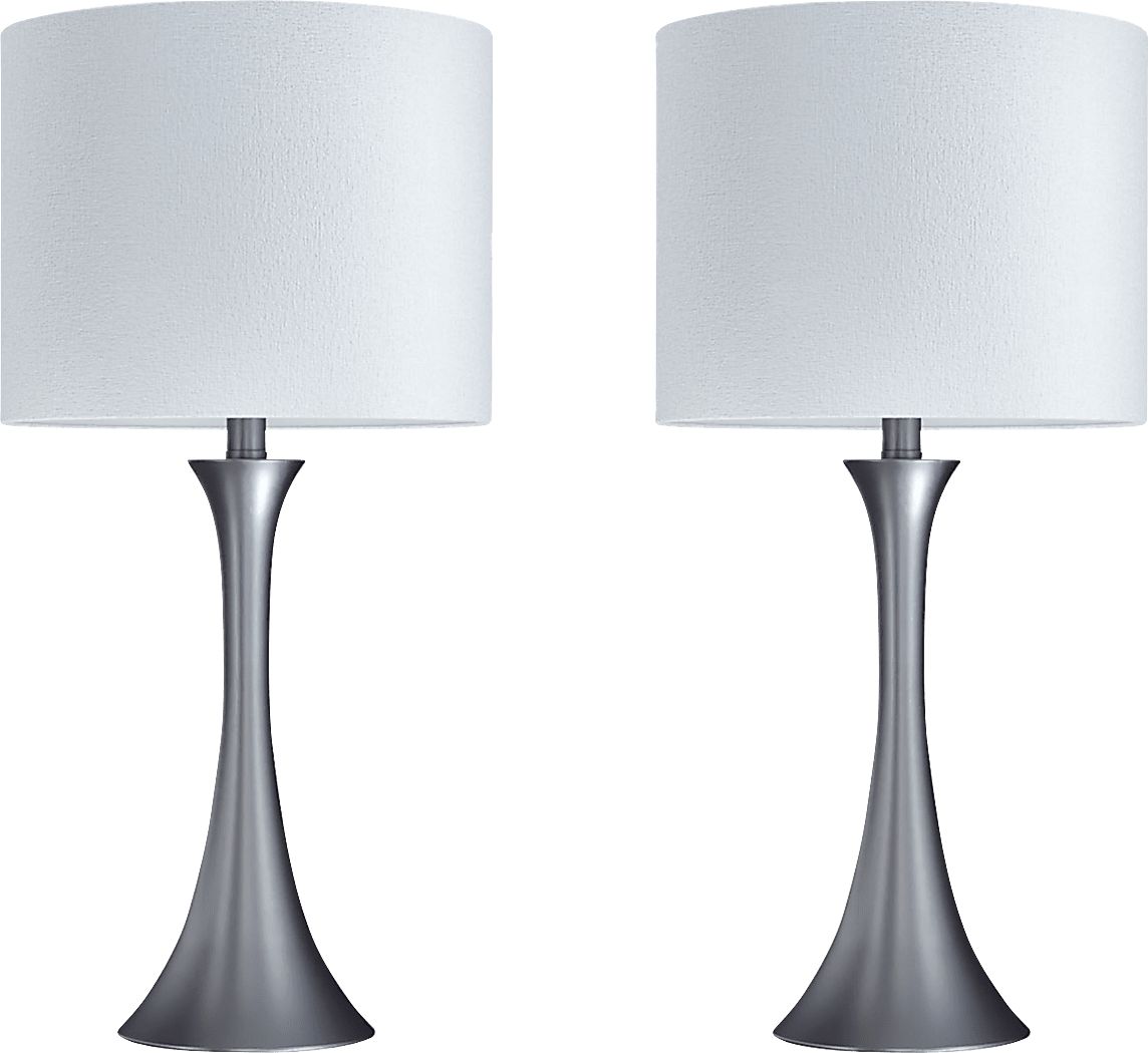 Keely Alley Slate Table Lamps, Set of 2