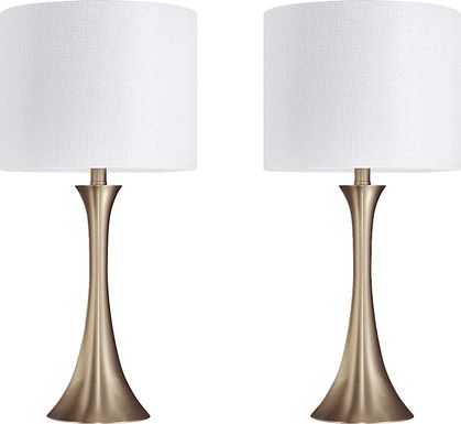 Keely Alley White Lamp, Set of 2