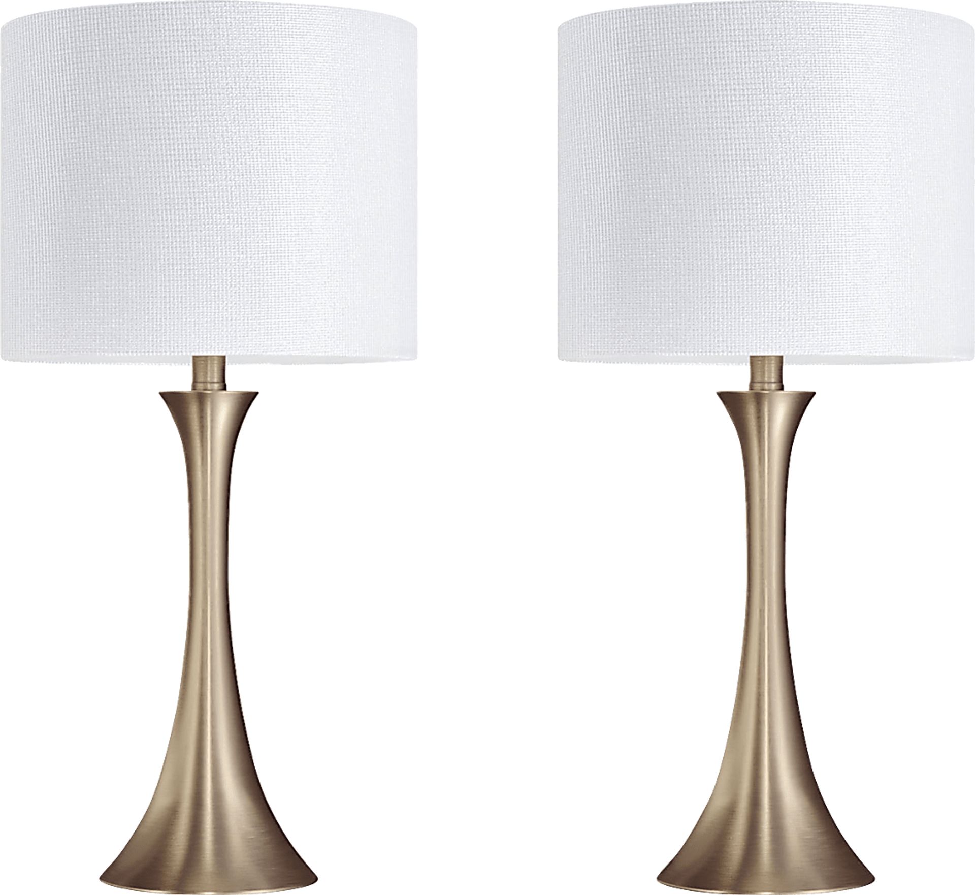 Keely Alley White Lamp, Set of 2 - Image 1
