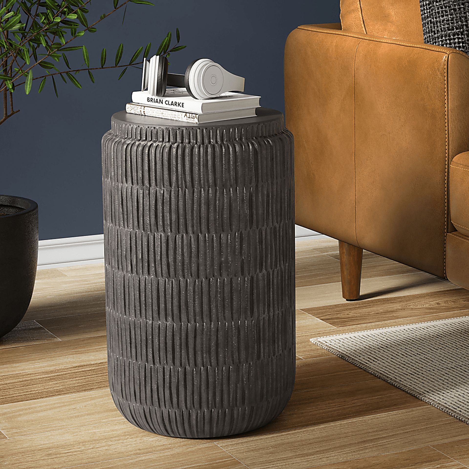 Keemia Gray Side Table - Image 2
