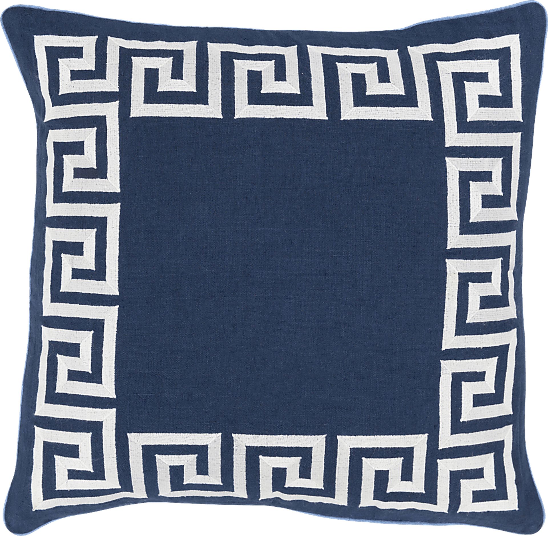 Keeper of the Keys Navy Accent Pillow - Image 1