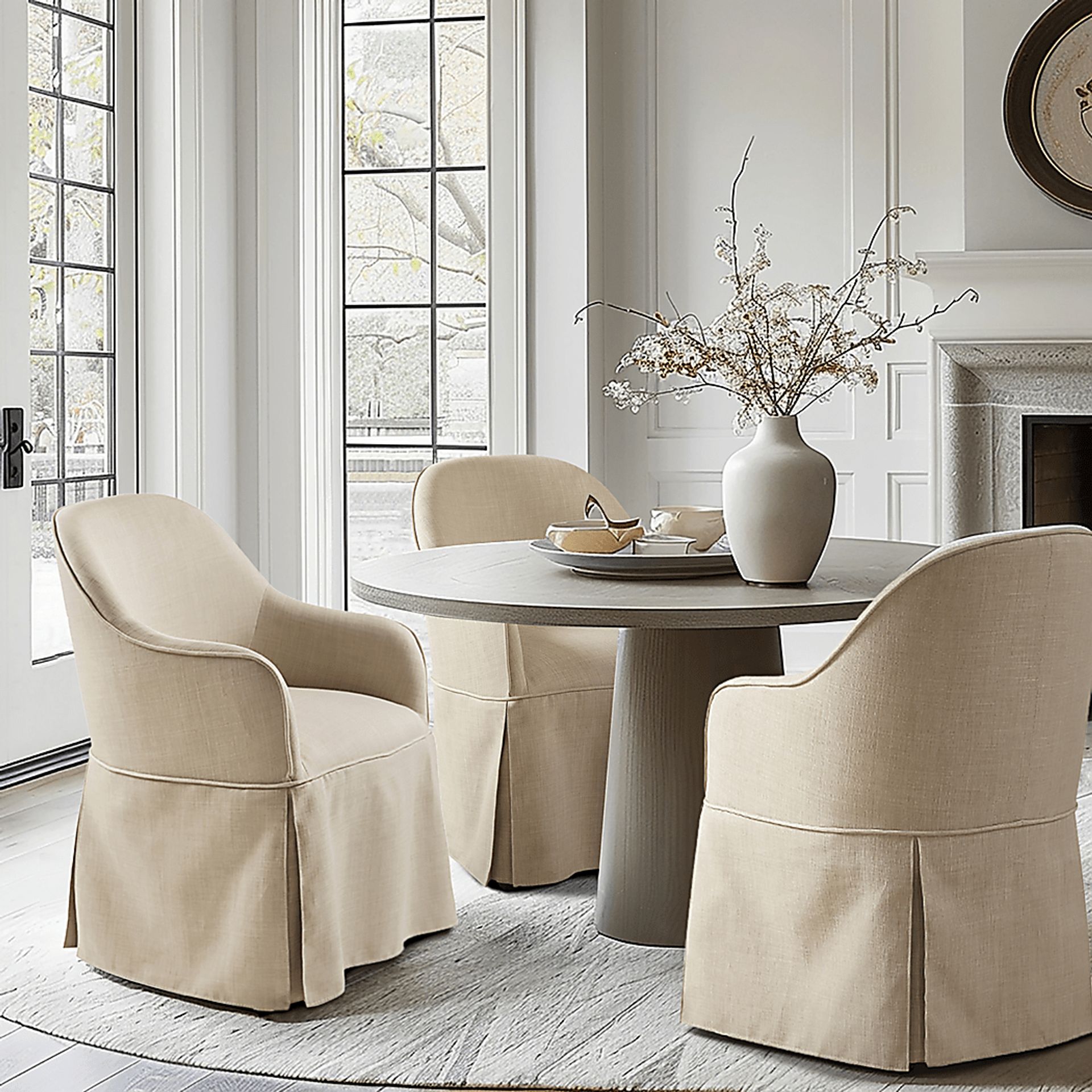 Keeshond Brown Arm Chair - Image 10