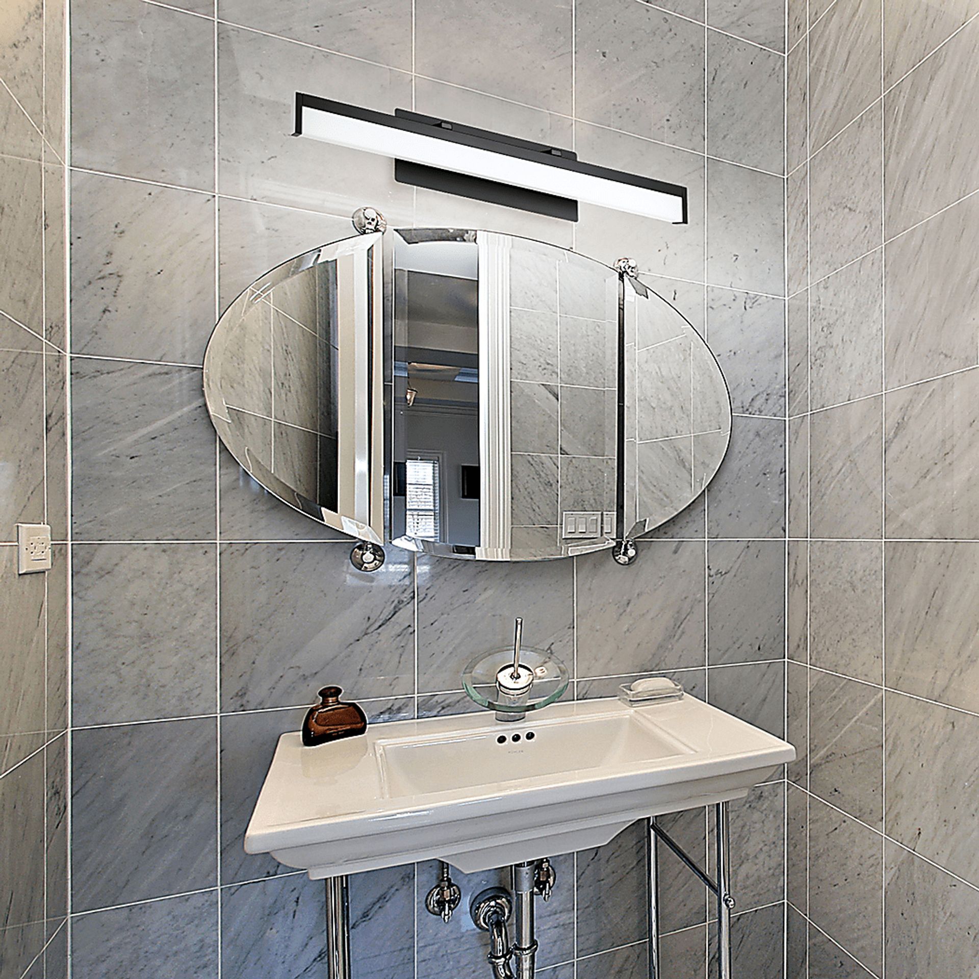 Keeton Peak Black Sconce - Image 2