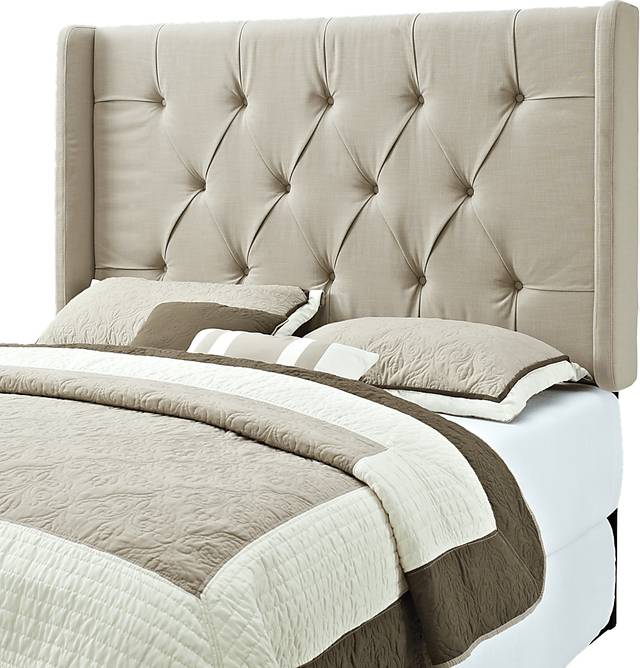 Kegan Linen Full/Queen Upholstered Headboard - Thumbnail - Image 4