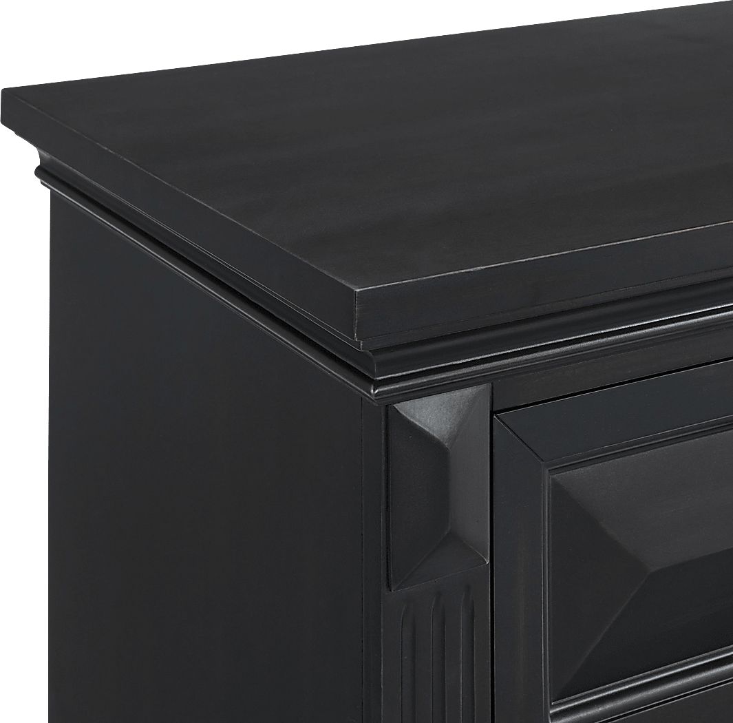 Keghon Black Nightstand - Thumbnail 5