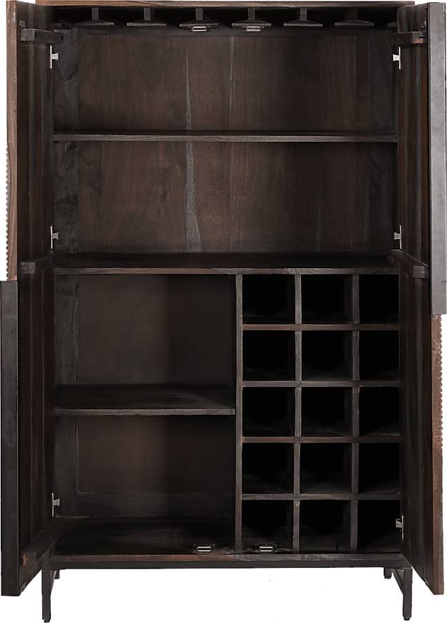 Kehoe Brown Wine Cabinet - Thumbnail - Image 4