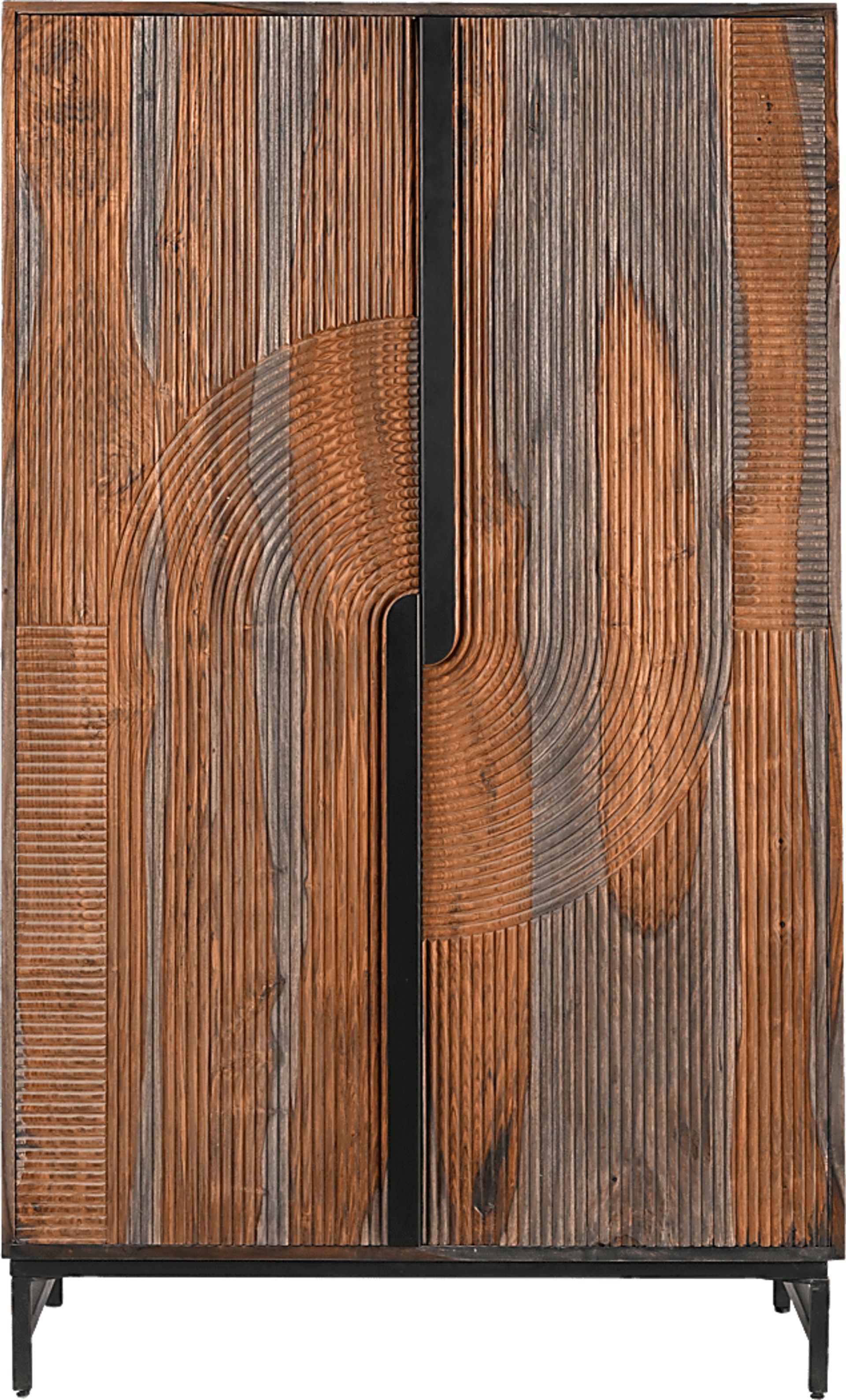 Kehoe Brown Wine Cabinet - Image 5