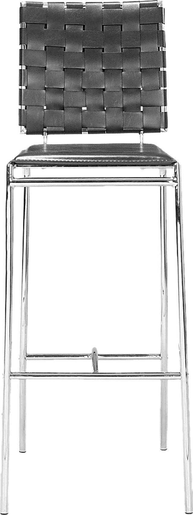 Keiko Black Barstool, Set of 2 - Thumbnail - Image 2