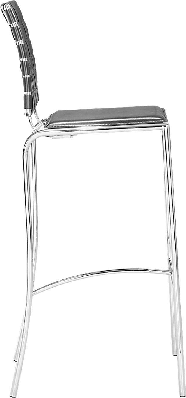 Keiko Black Barstool, Set of 2 - Thumbnail - Image 3