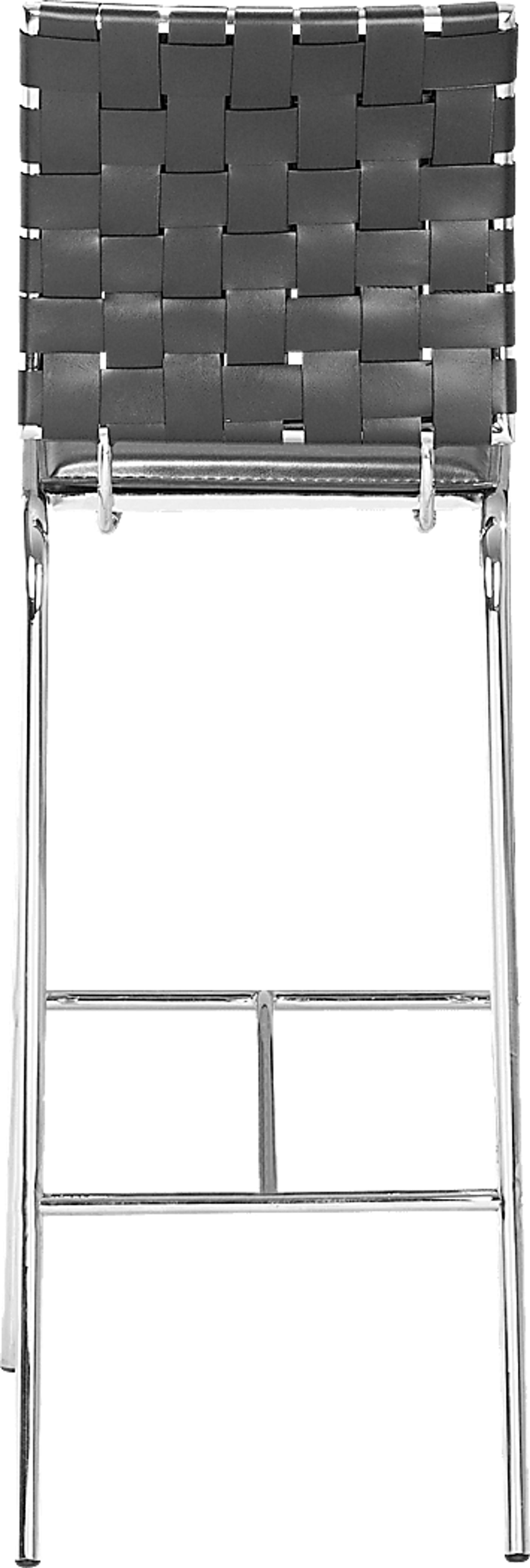 Keiko Black Barstool, Set of 2 - Image 4