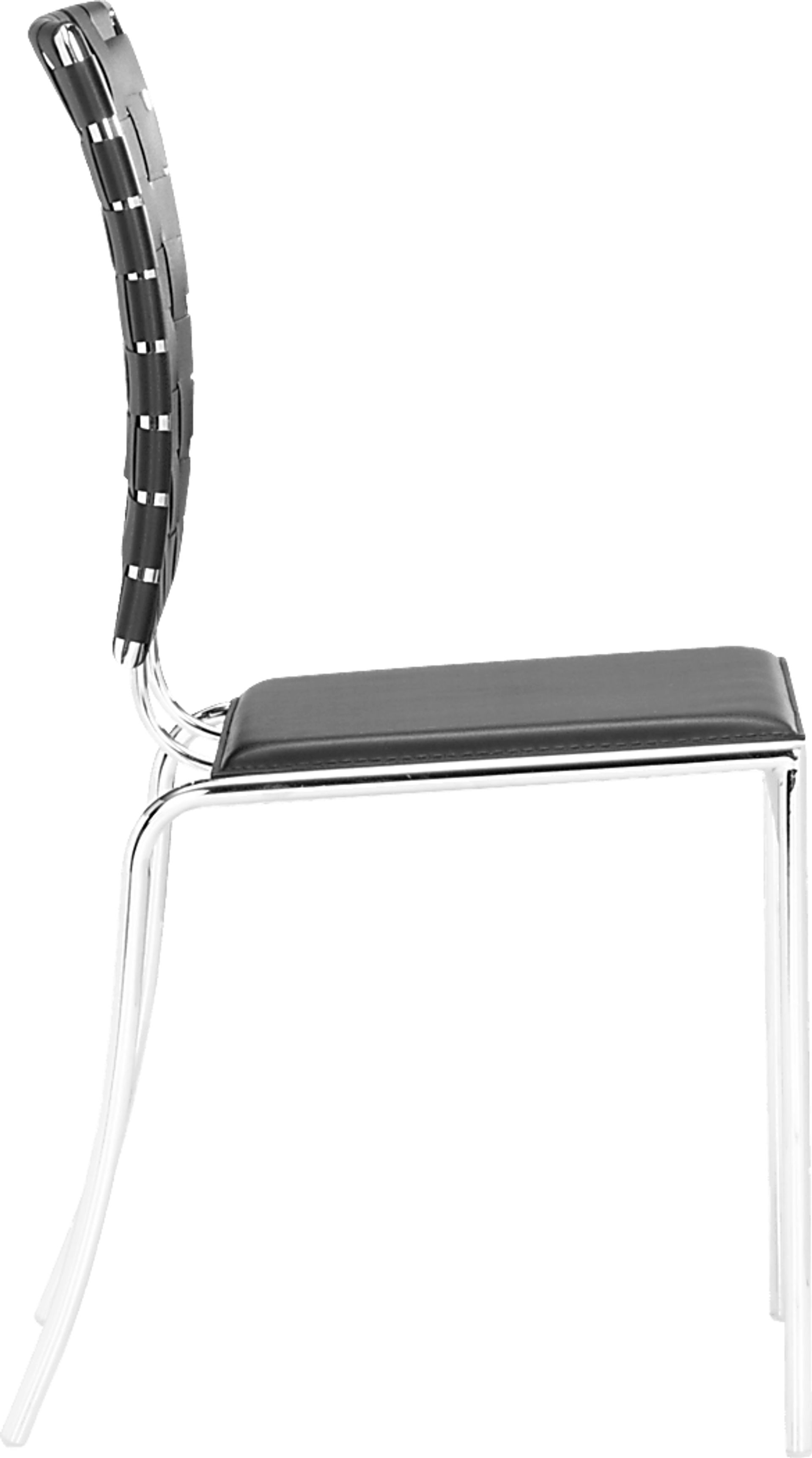 Keiko Black Side Chair, Set of 4 - Image 3
