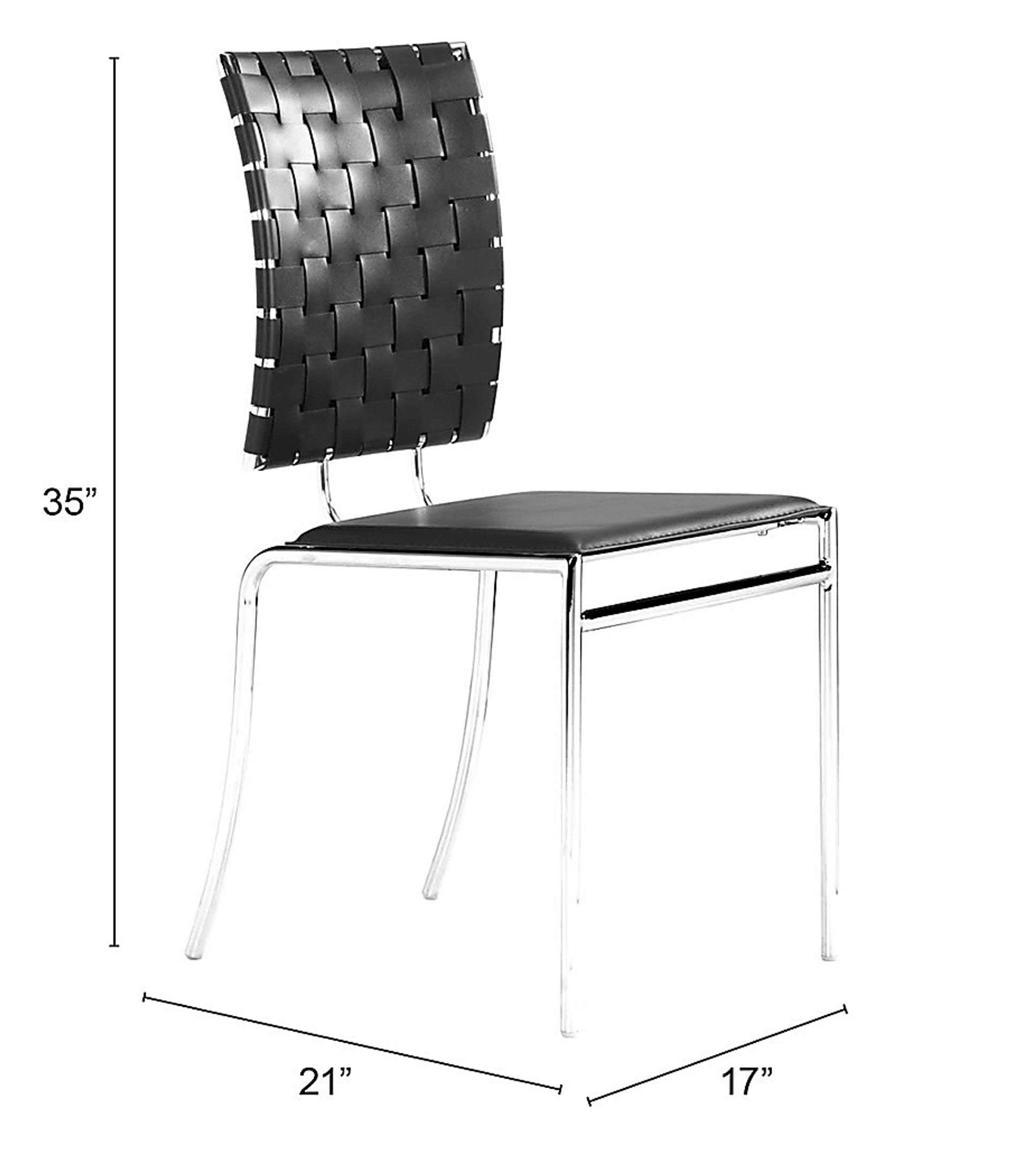 Keiko Black Side Chair, Set of 4 - Image 5