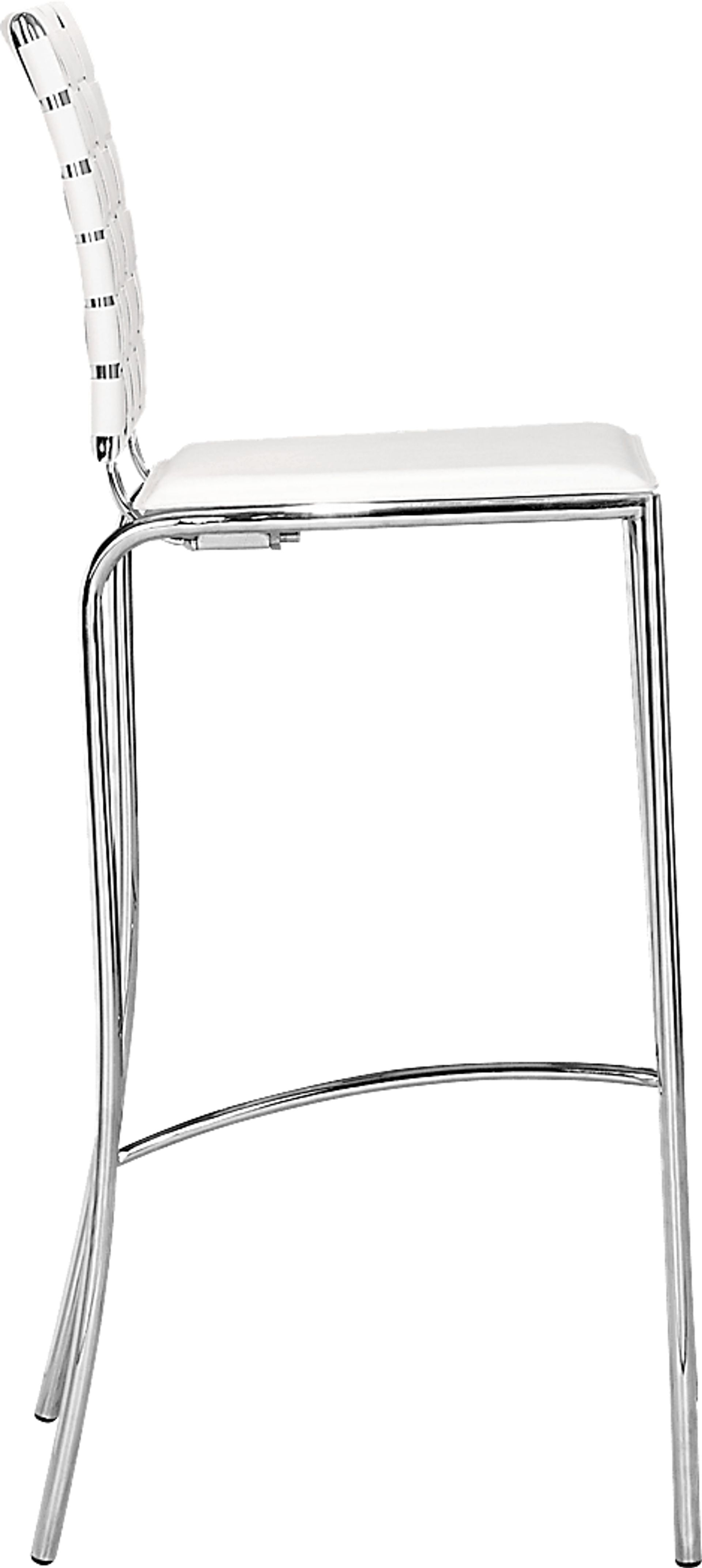 Keiko White Barstool, Set of 2 - Image 2