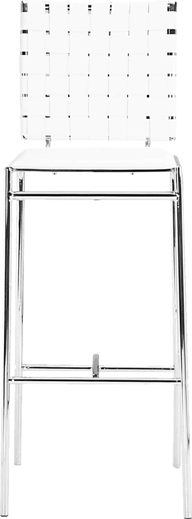 Keiko White Barstool, Set of 2 - Thumbnail - Image 3