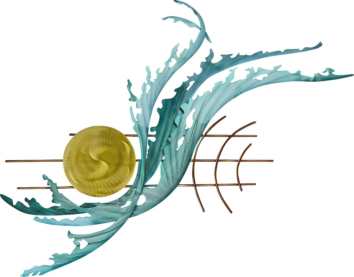 Keilani Blue Indoor/Outdoor Wall Art