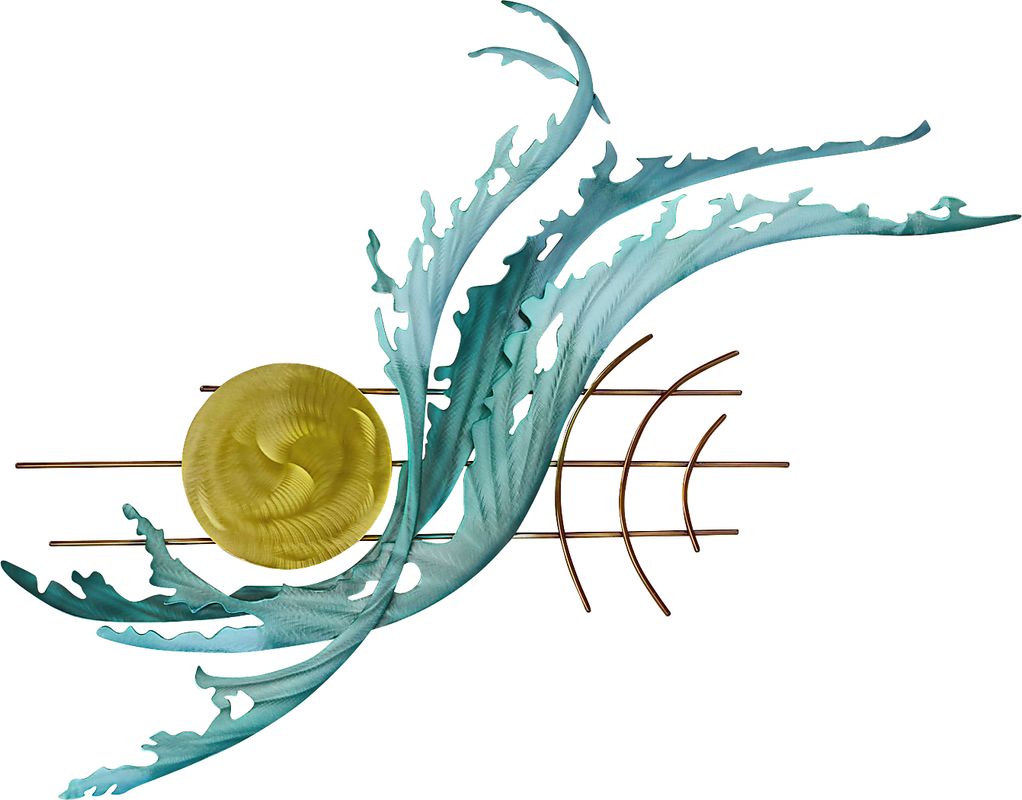 Keilani Blue Indoor/Outdoor Wall Art