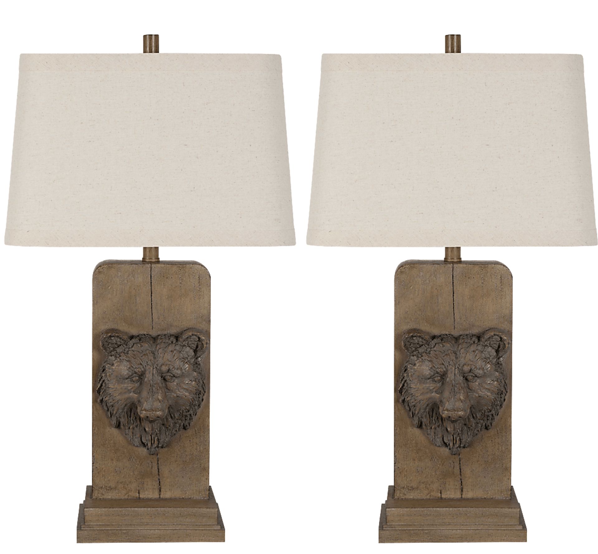 Keim Cove Brown Table Lamps, Set of 2 - Image 1