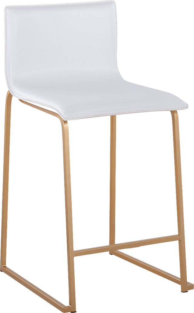 Keiros I White 5 Pc Counter Height Dining Set - Thumbnail - Image 4
