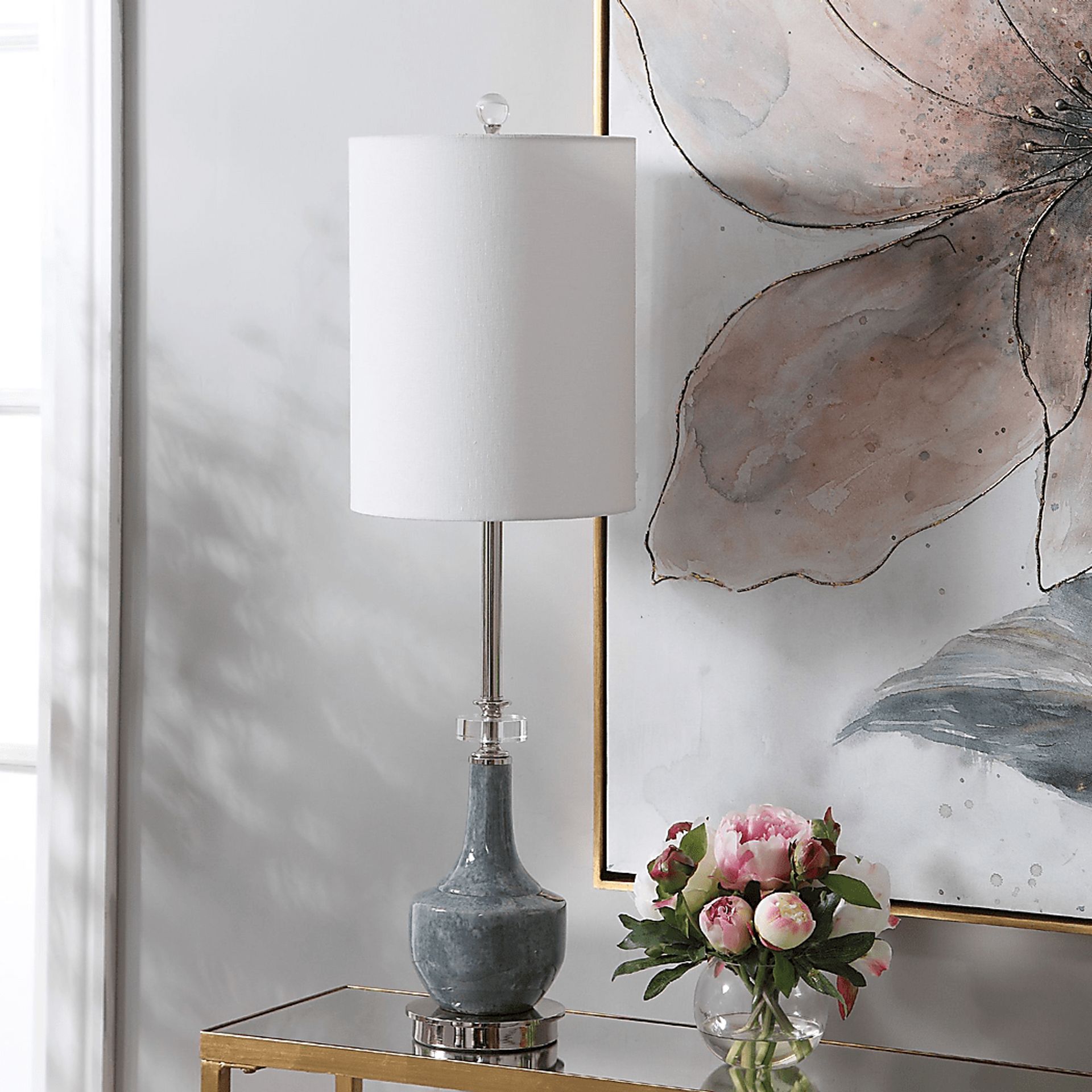 Keith Avenue Blue Lamp - Image 7