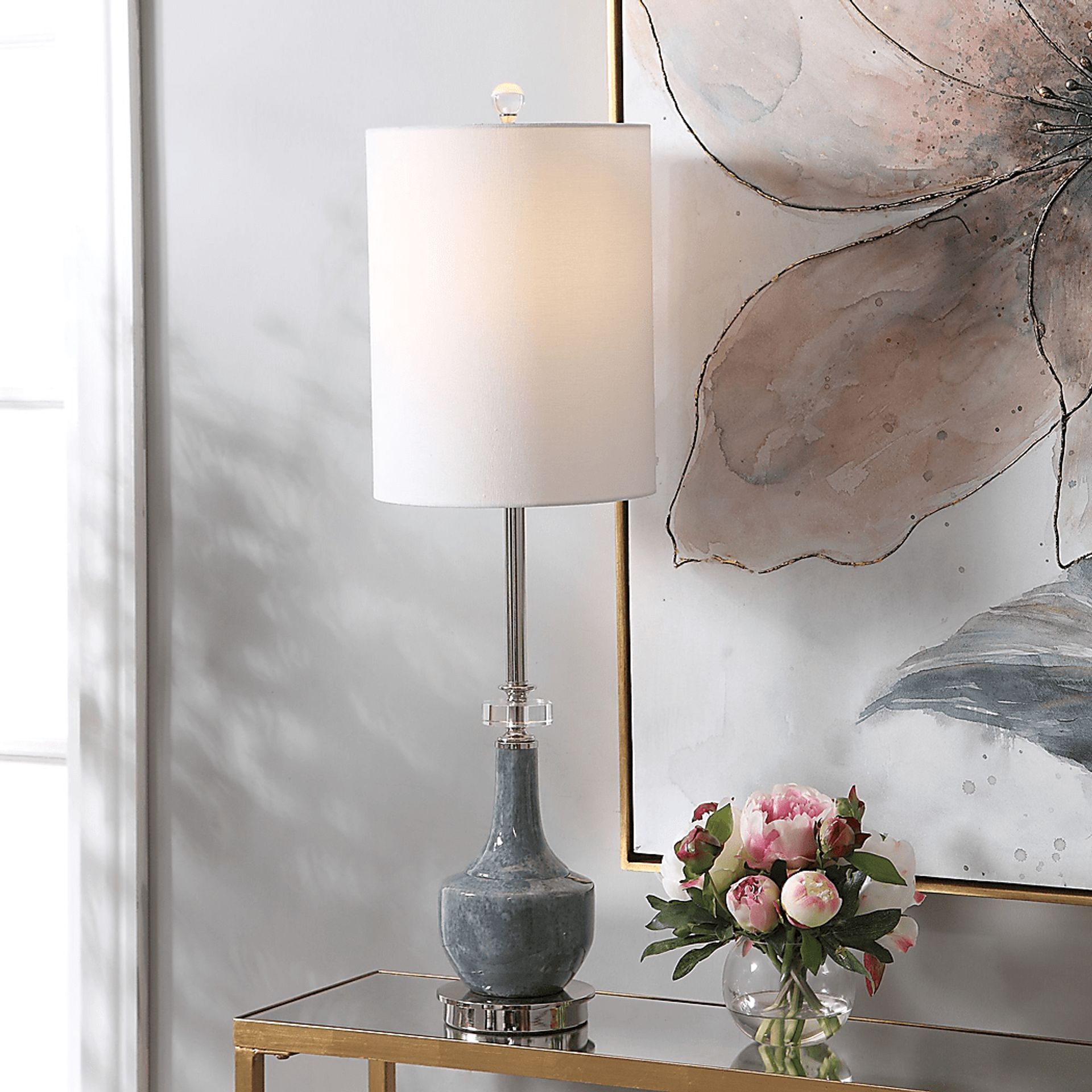 Keith Avenue Blue Lamp - Image 8