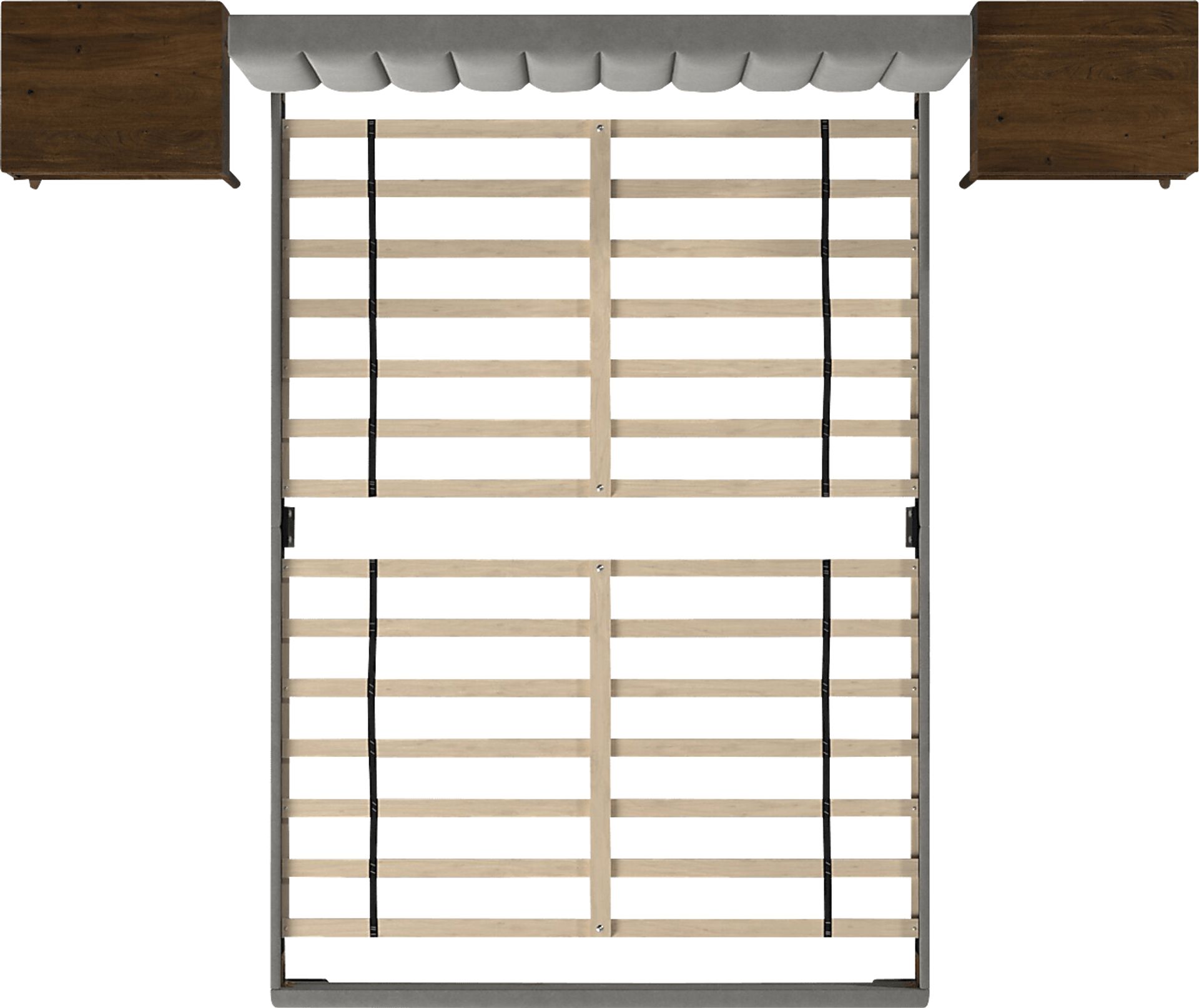Kekoa Gray 3 Pc Queen Platform Bed - Image 8