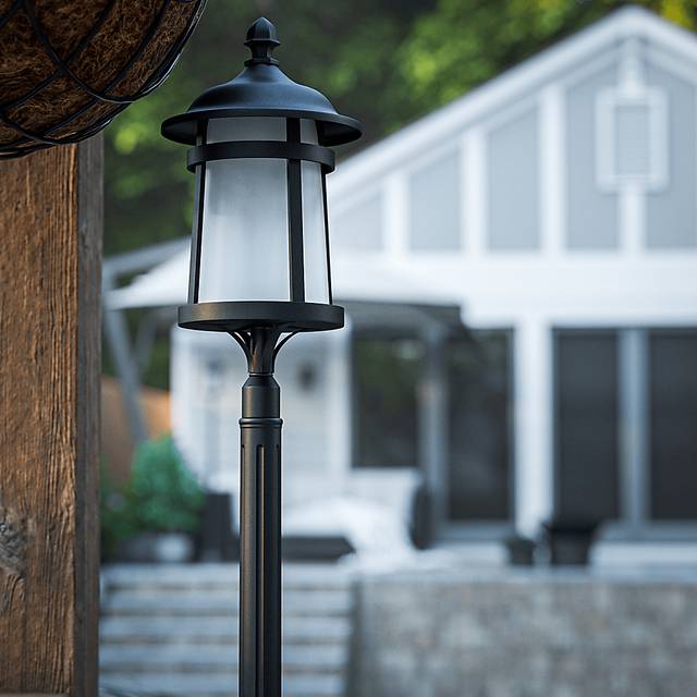 Kela Hills Black Floor Lamp - Thumbnail - Image 3