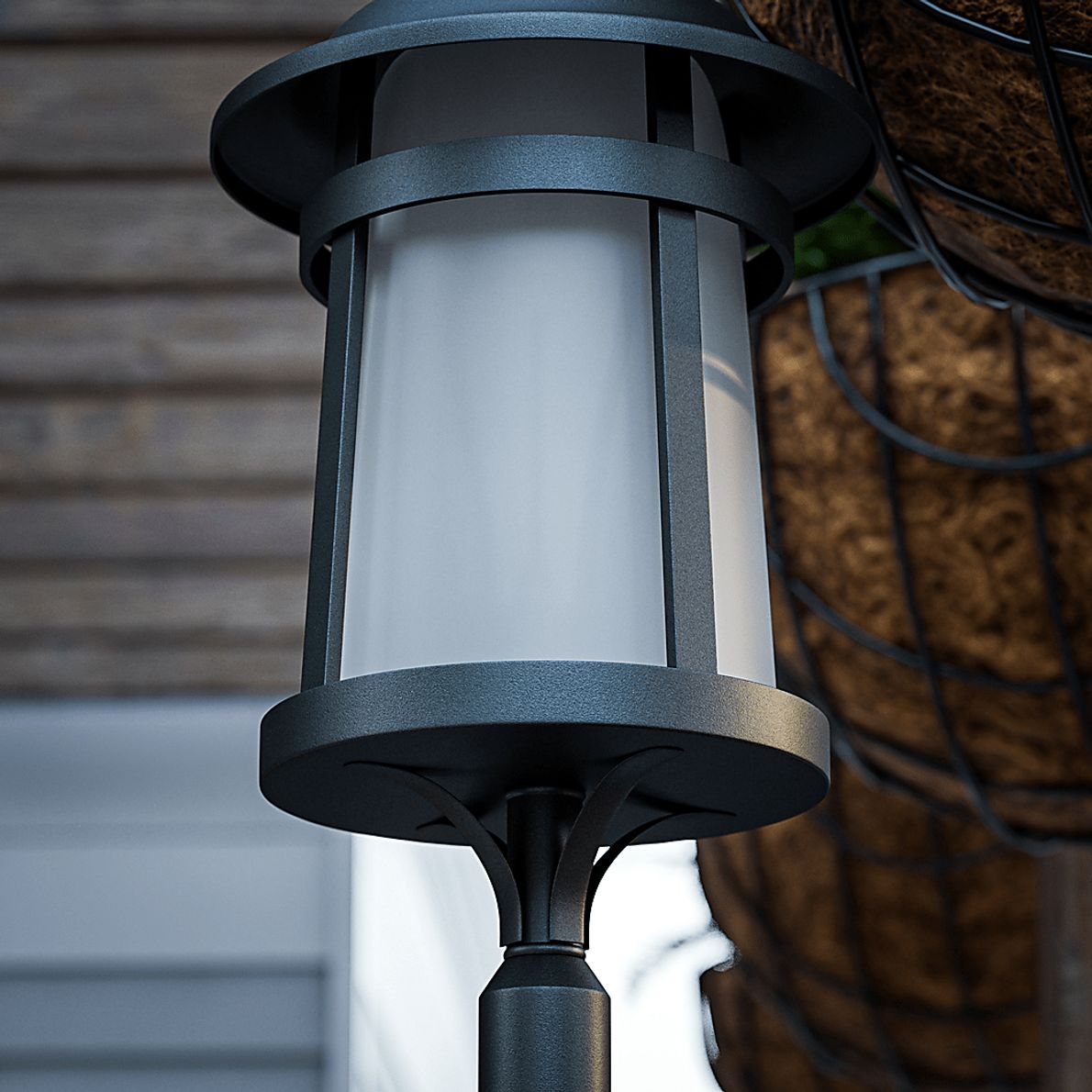 Kela Hills Black Floor Lamp