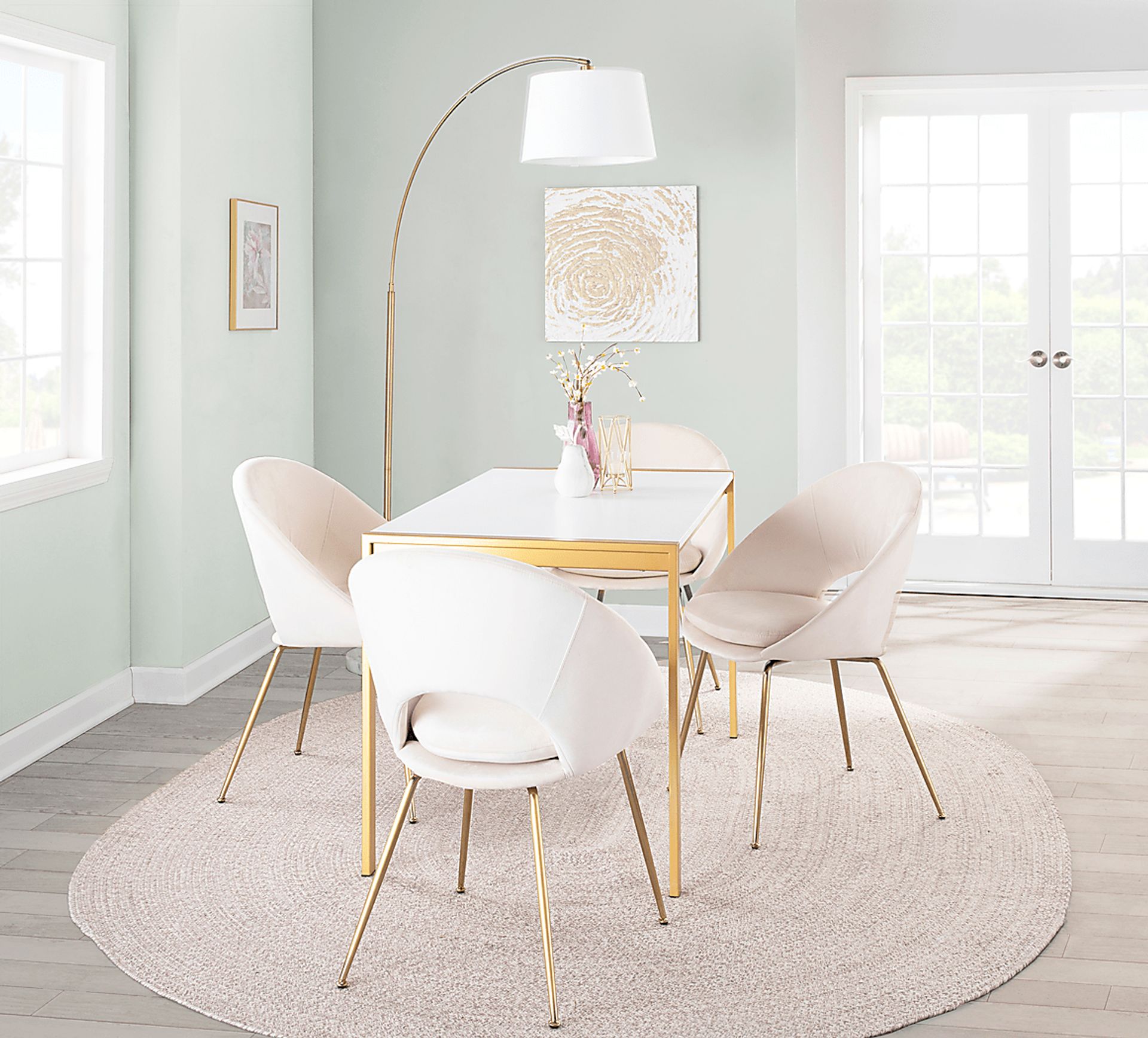 Kelann Cream Side Chair, Set of 2 - Image 8