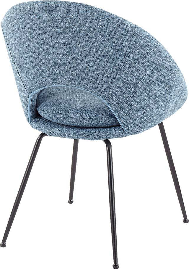 Kelann II Blue Dining Chair, Set of 2 - Thumbnail - Image 4