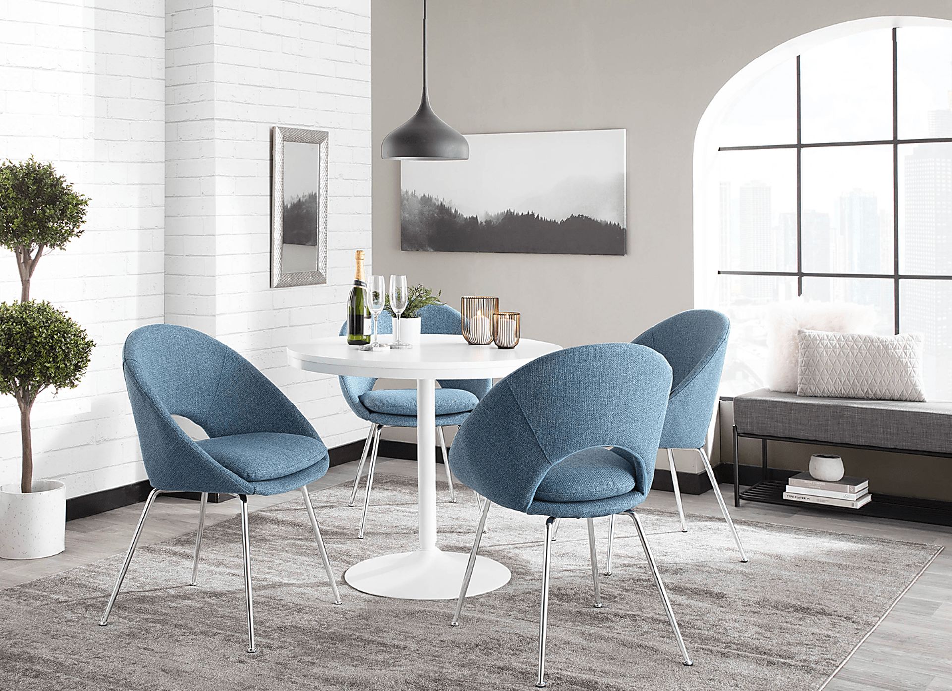 Kelann III Blue Dining Chair, Set of 2 - Image 9