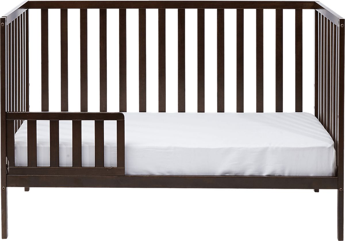 Kelby Cove Espresso Dark Wood Crib | Rooms to Go
