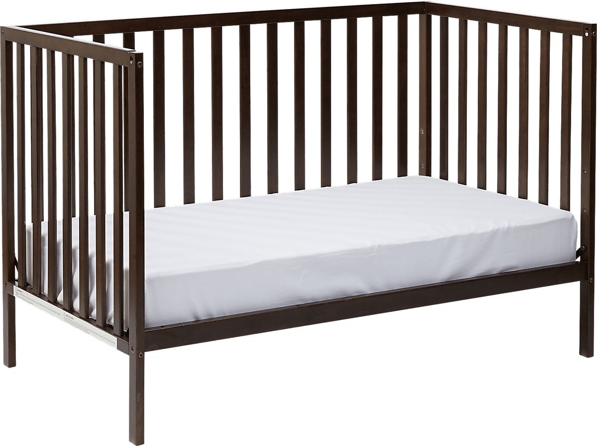 Kelby Cove Espresso Dark Wood Crib | Rooms to Go