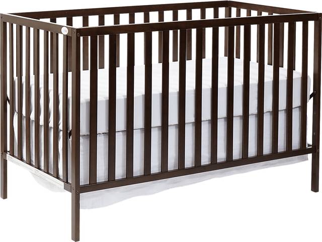 Kids Kelby Cove Espresso Convertible Crib - Thumbnail - Image 1