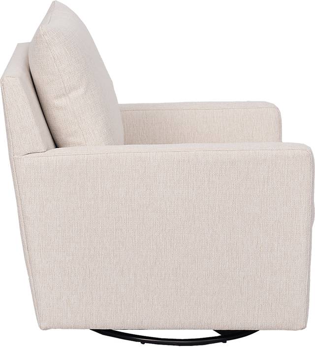 Kelfield Beige Swivel Chair - Thumbnail - Image 3