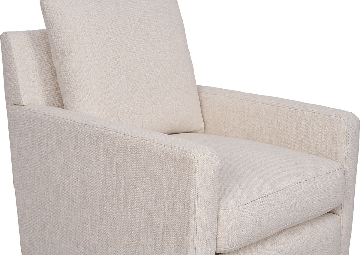 Kelfield Beige Polypropylene Fabric Swivel Chair Rooms to Go