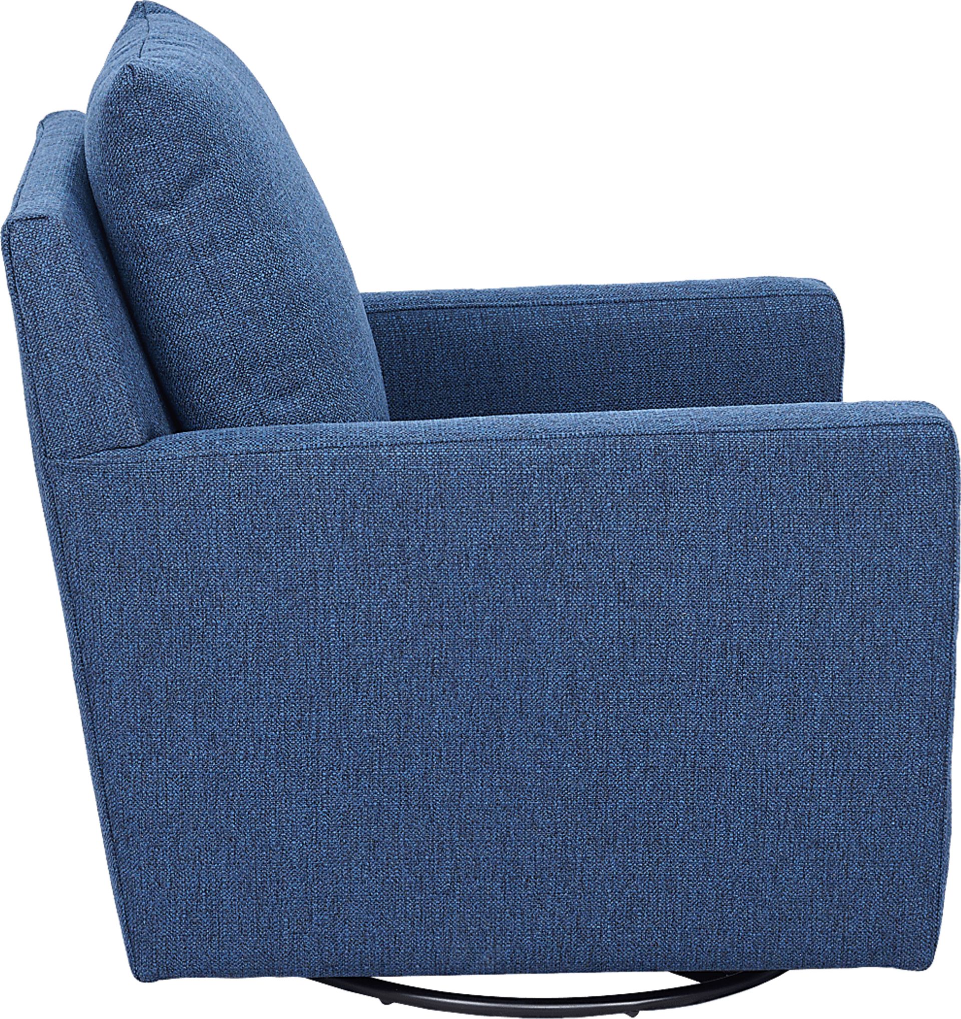 Kelfield Blue Swivel Chair - Image 3